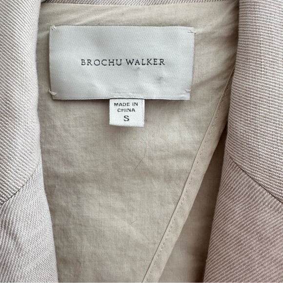 BROCHU WALKER LEE LINEN BLAZER SIZE SMALL - Picture 9 of 13